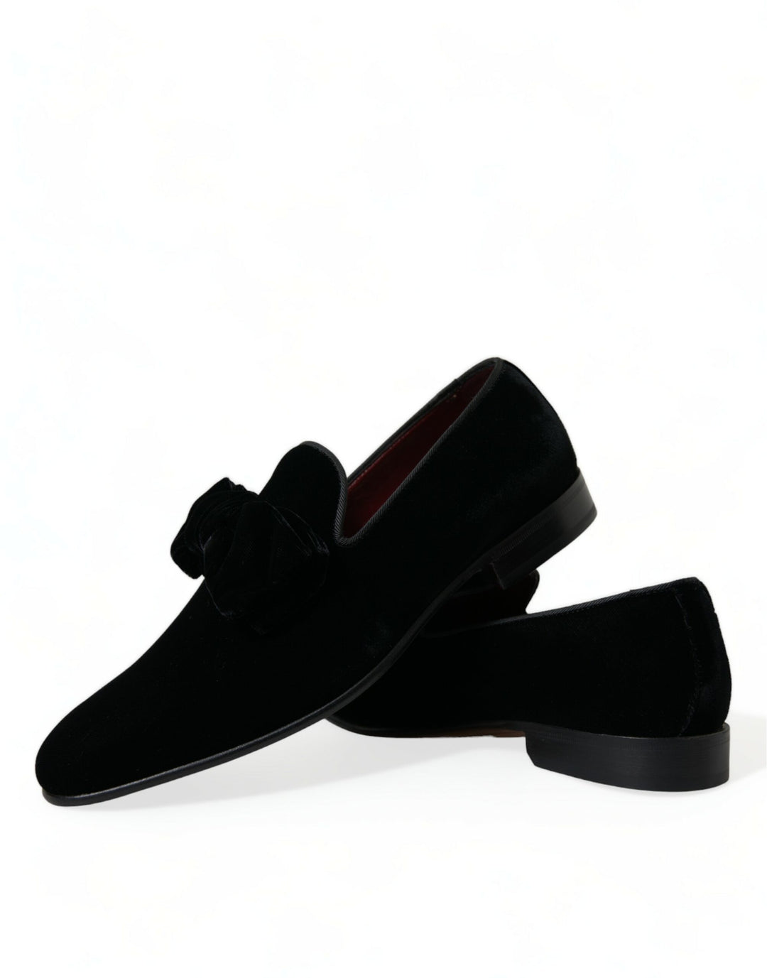 Dolce &amp; Gabbana Sample Sale Dolce &amp; Gabbana Black Velvet Loafers Formal Dress Shoes - | Designer outlet
