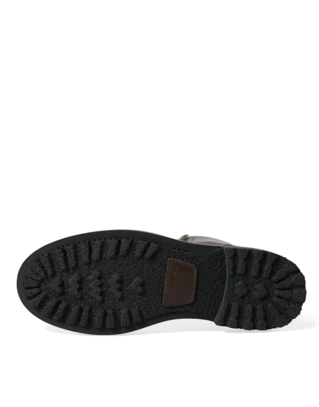 Dolce &amp; Gabbana Sample Sale Dolce &amp; Gabbana Black Leather Military Combat Boots Shoes - | Designer outlet