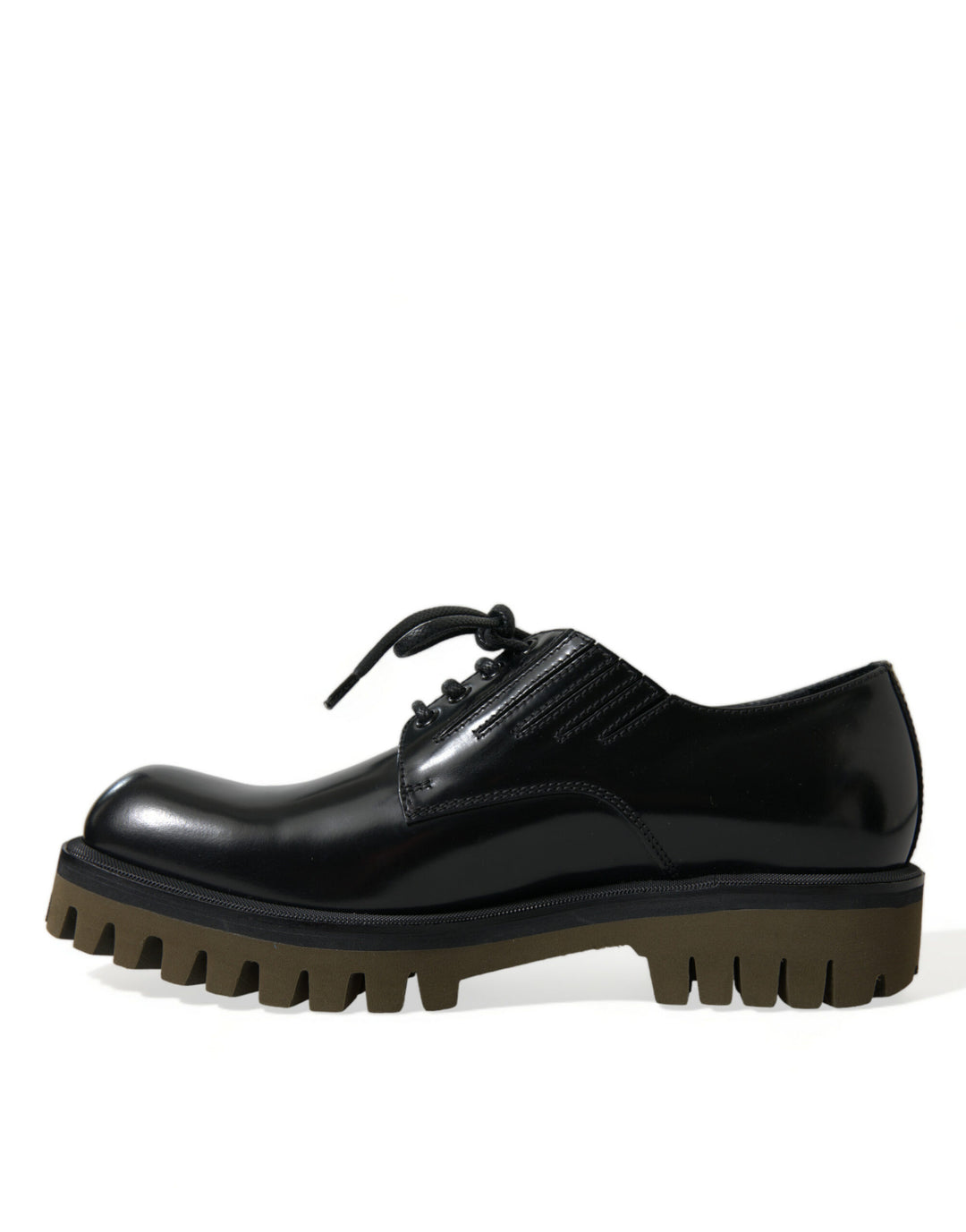 Dolce &amp; Gabbana Sample Sale Dolce &amp; Gabbana Black Leather Lace Up Derby Men Dress Shoes - | Designer outlet