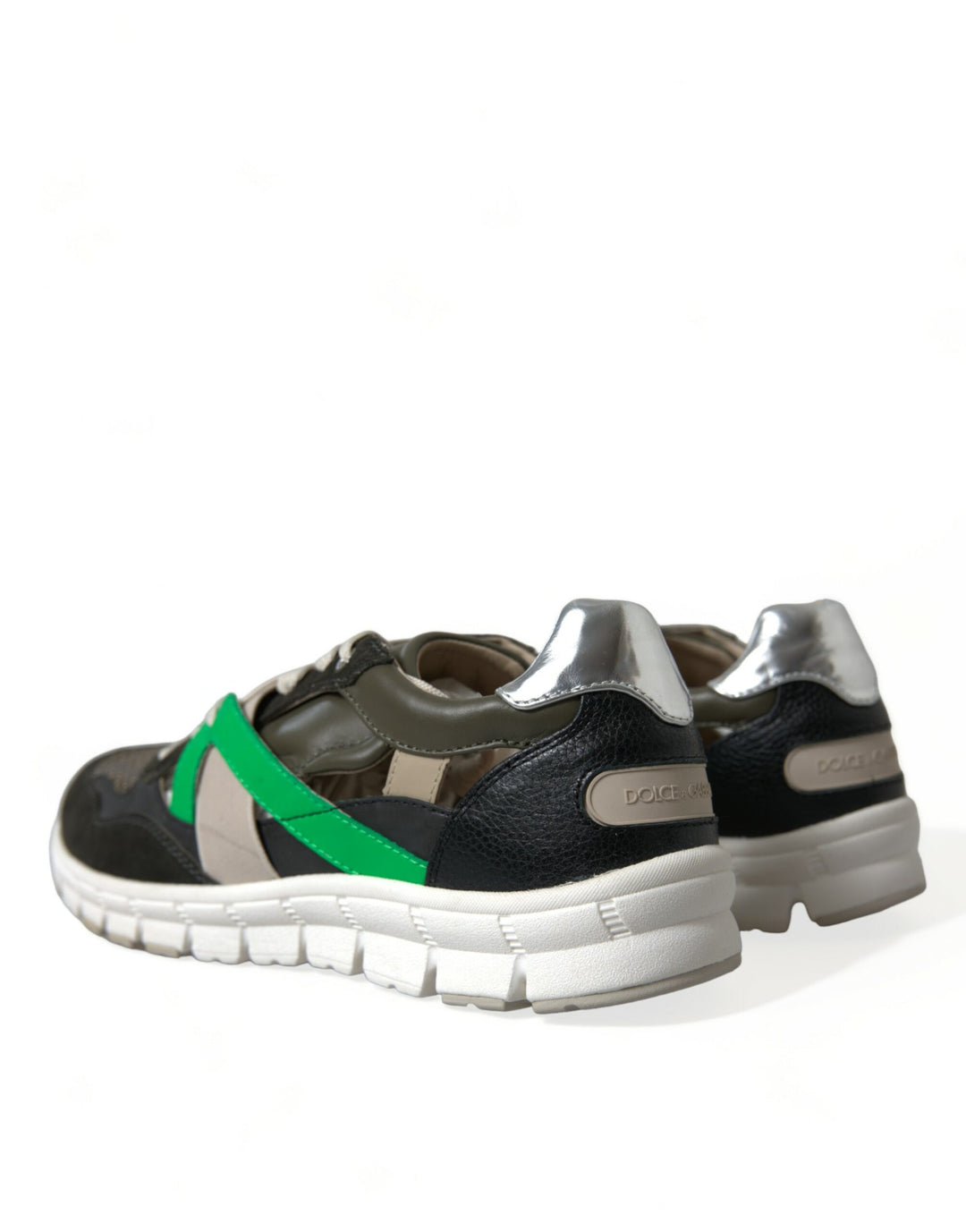 Dolce &amp; Gabbana Sample Sale Dolce &amp; Gabbana Multicolor Leather Suede Low Top Sneakers Shoes - | Designer outlet