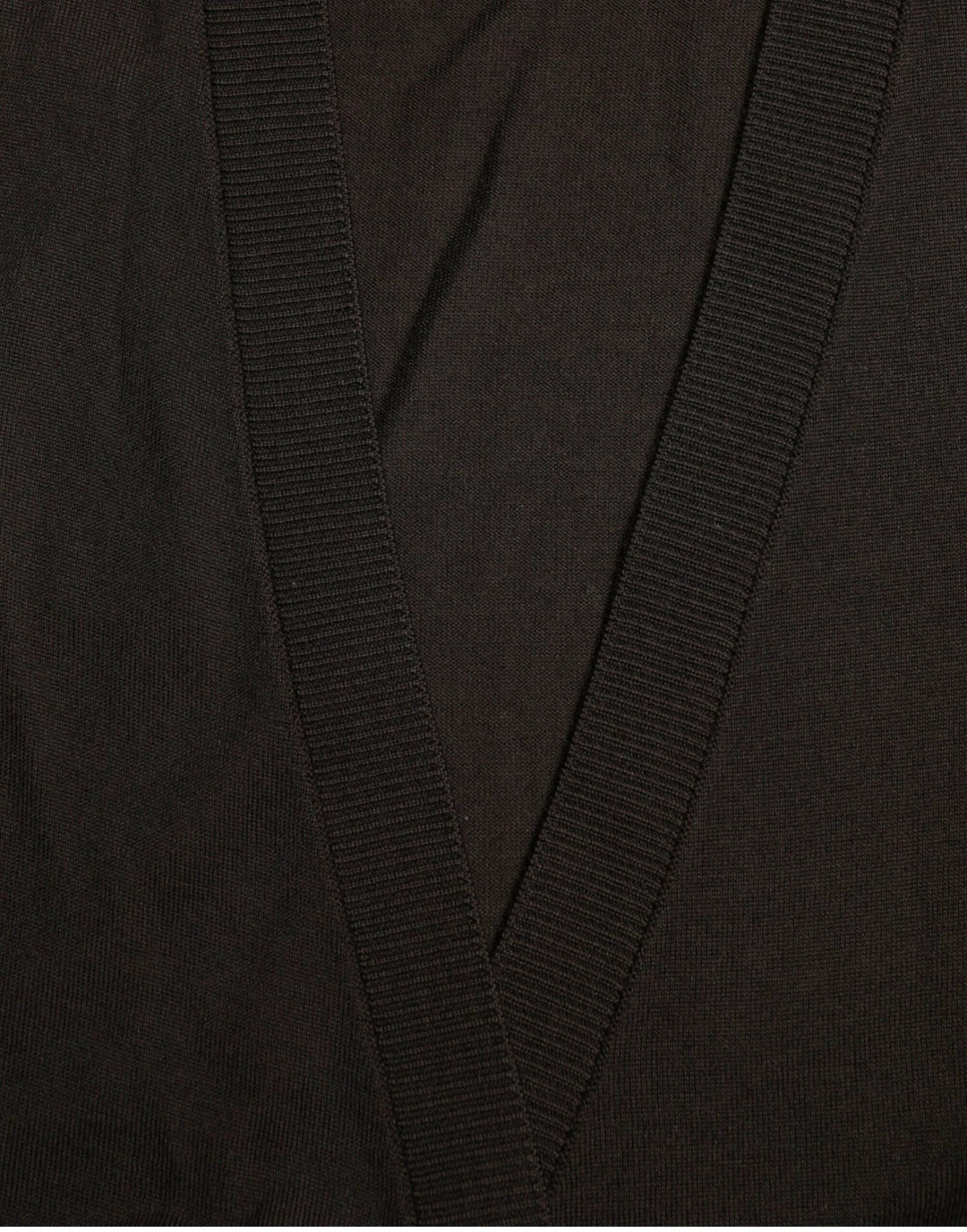 Dolce &amp; Gabbana Black Wool V-neck Crossed Cardigan Sweater by Dolce &amp; Gabbana outlet now on sale