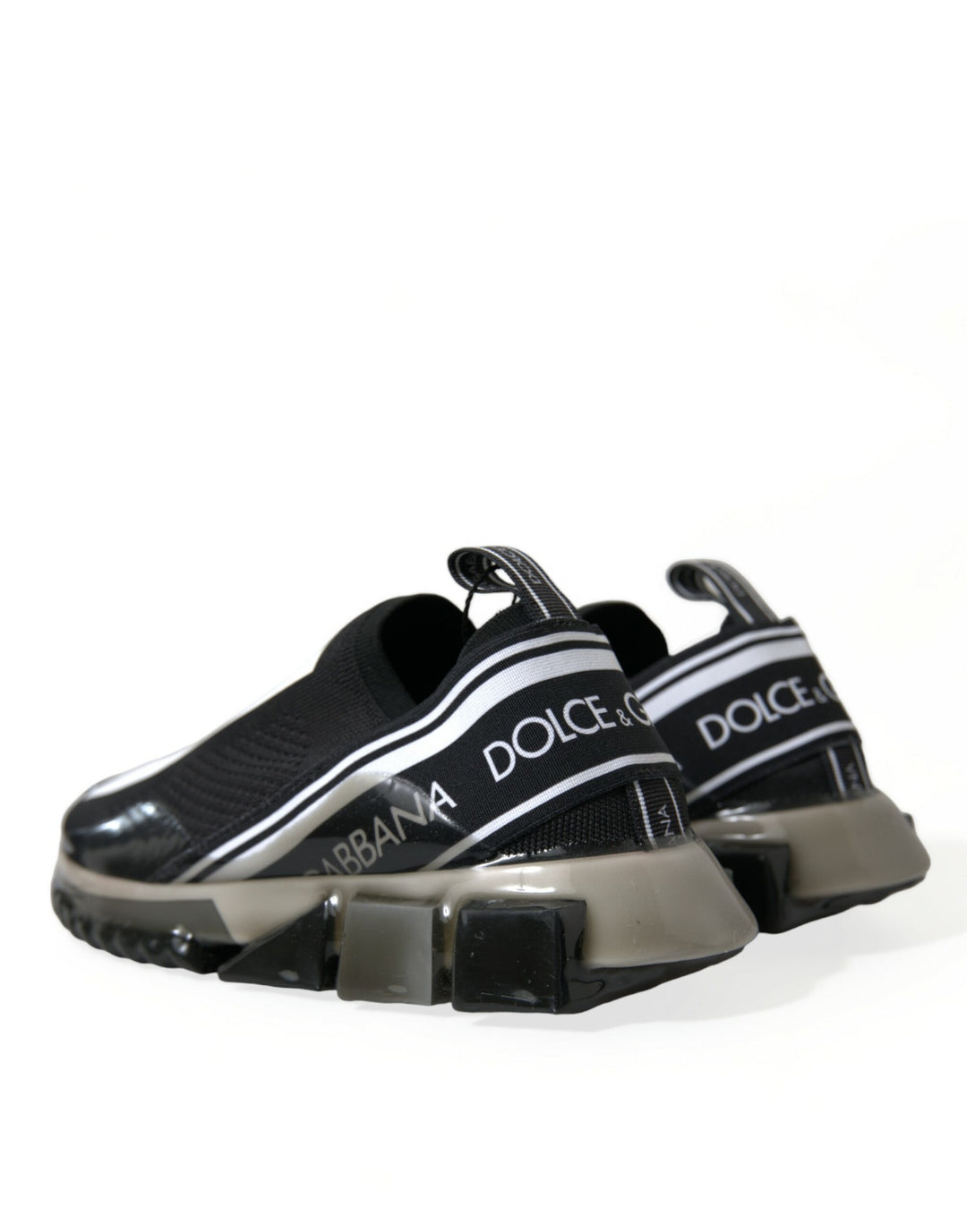 Dolce &amp; Gabbana Sample Sale Dolce &amp; Gabbana Black White Slip On Sneakers Sorrento Shoes - | Designer outlet