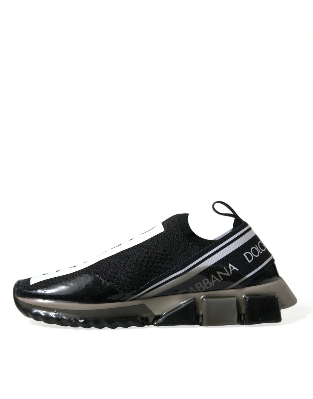 Dolce &amp; Gabbana Sample Sale Dolce &amp; Gabbana Black White Slip On Sneakers Sorrento Shoes - | Designer outlet