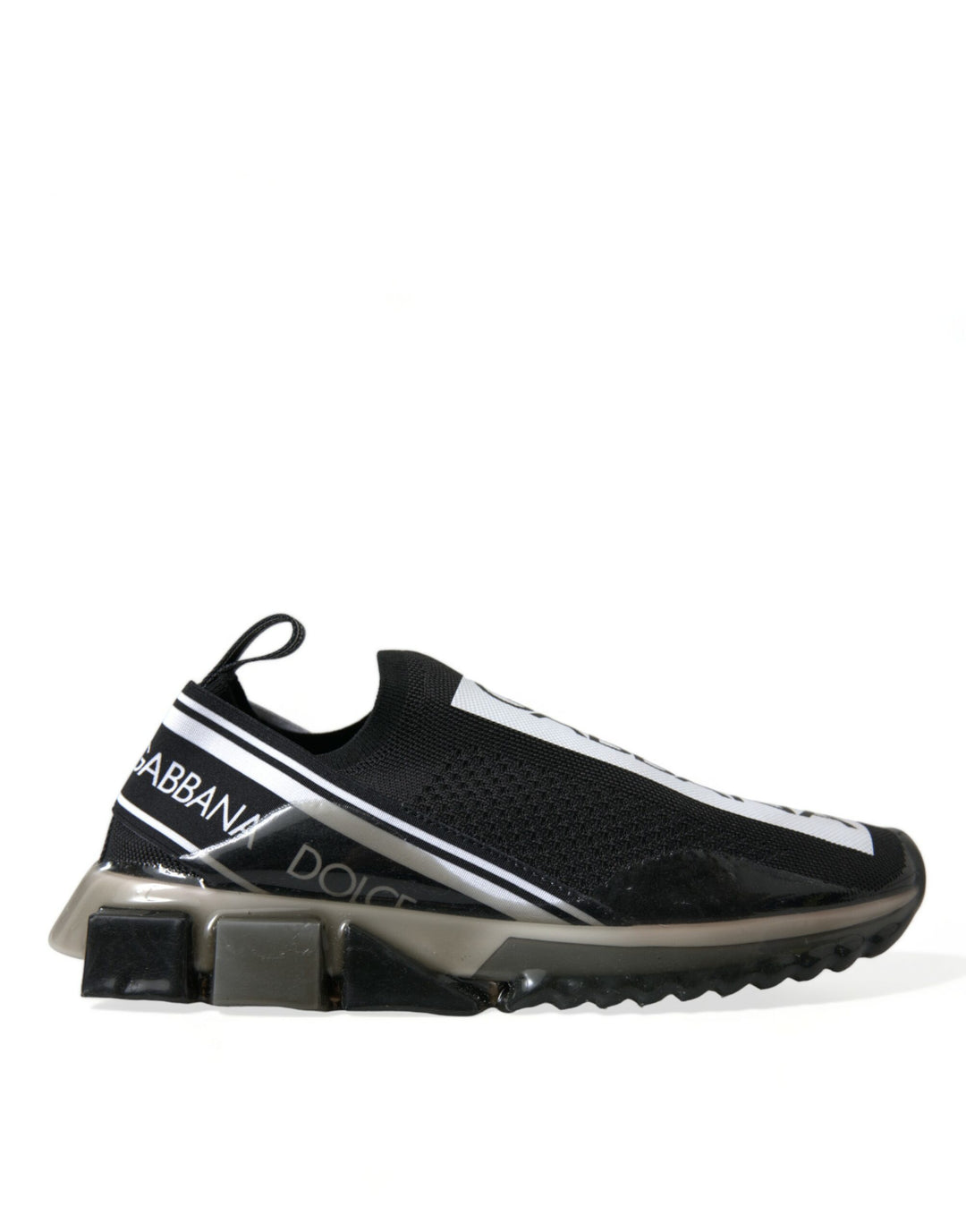 Dolce &amp; Gabbana Sample Sale Dolce &amp; Gabbana Black White Slip On Sneakers Sorrento Shoes - | Designer outlet