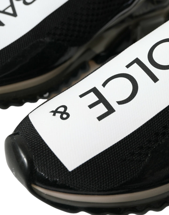Dolce &amp; Gabbana Sample Sale Dolce &amp; Gabbana Black White Slip On Sneakers Sorrento Shoes - | Designer outlet