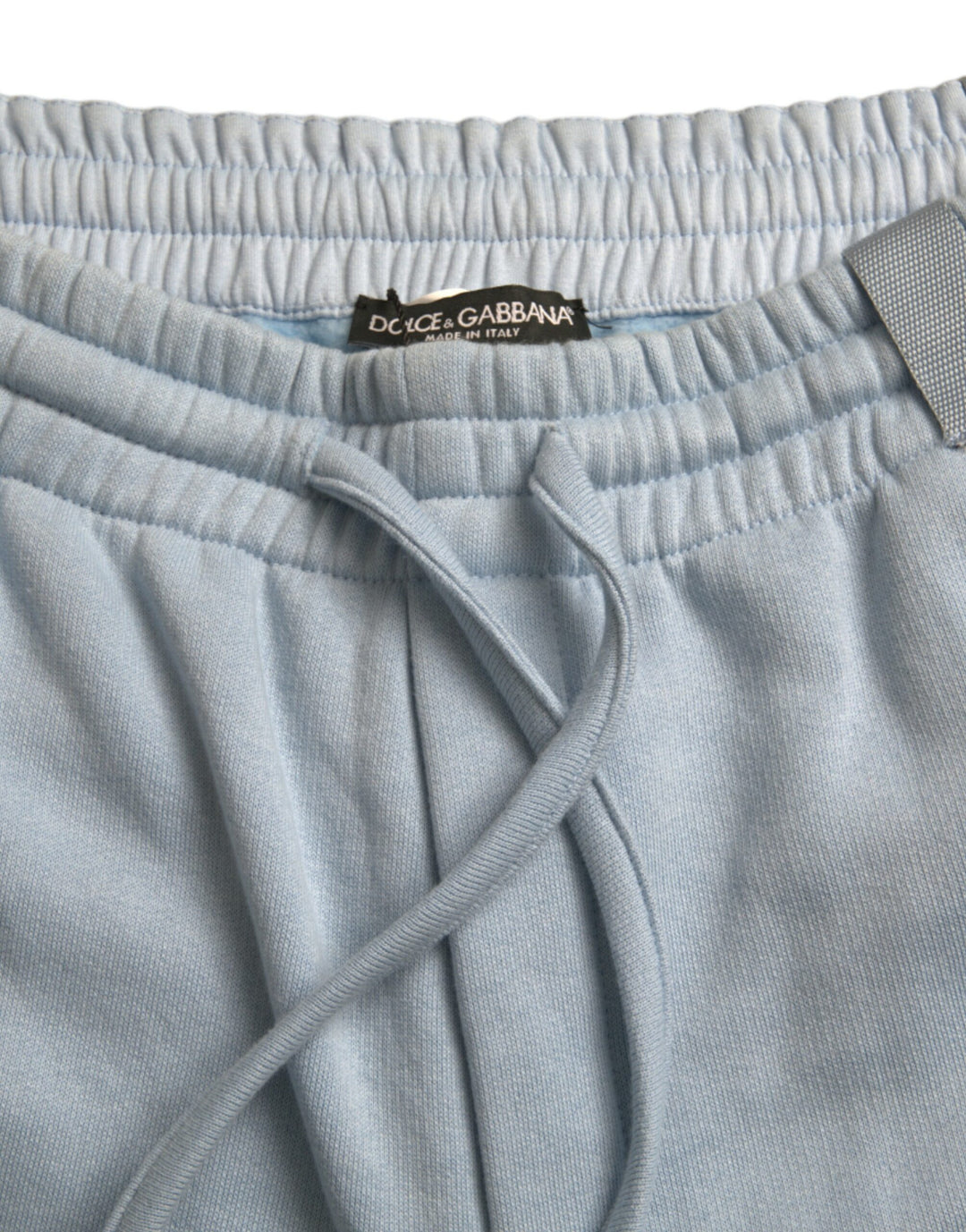 Dolce &amp; Gabbana Light Blue Cotton Sweatpants Men Jogger Pants by Dolce &amp; Gabbana outlet now on sale