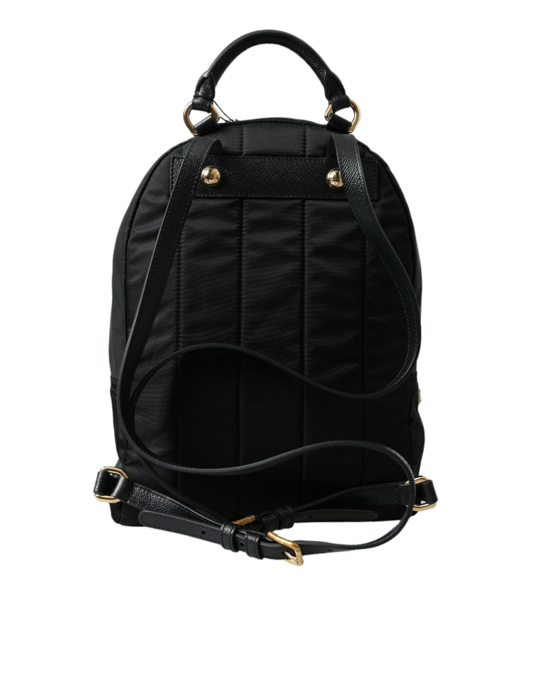 Dolce & Gabbana - Dolce & Gabbana Elegant Embellished Black Backpack - BAG1154 - Ask Me Wear