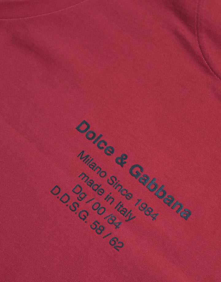 Dolce &amp; Gabbana Sample Sale Dolce &amp; Gabbana Red Leopard Print Sleeveless Tank T-shirt - | Designer outlet