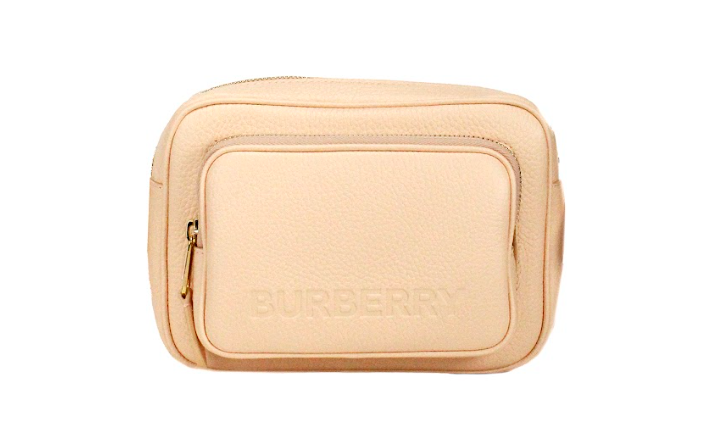 Burberry - Burberry Small Branded Peach Pink Grainy Leather Camera Crossbody Bag - 56033 - Ask Me Wear