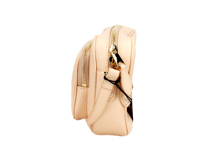 Burberry - Burberry Small Branded Peach Pink Grainy Leather Camera Crossbody Bag - 56033 - Ask Me Wear