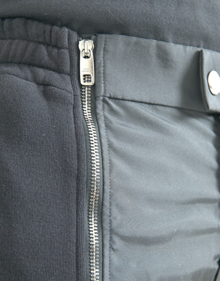 Dolce &amp; Gabbana Black Cotton Blend Skinny Pants by Dolce &amp; Gabbana outlet now on sale