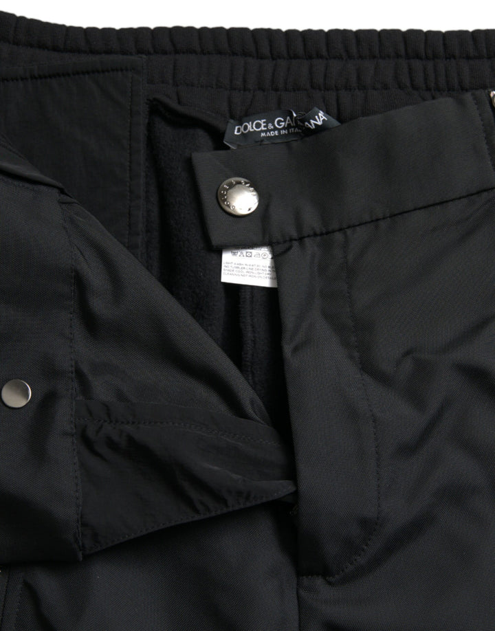 Dolce &amp; Gabbana Black Cotton Blend Skinny Pants by Dolce &amp; Gabbana outlet now on sale