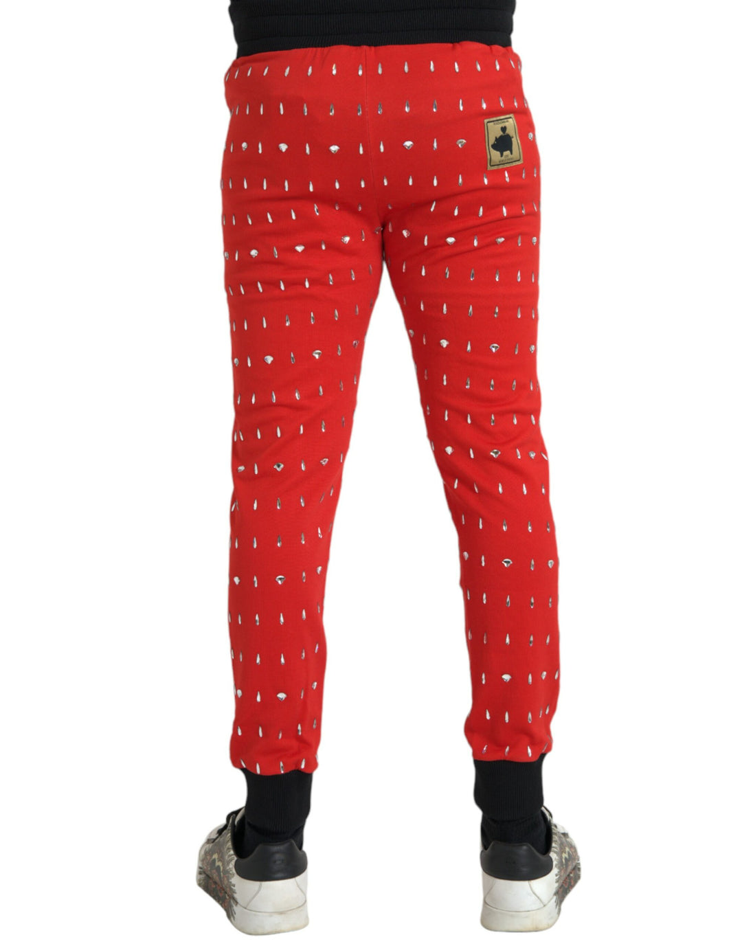 Dolce &amp; Gabbana Red Year Of The Pig Jogger Sweatpants Pants by Dolce &amp; Gabbana outlet now on sale
