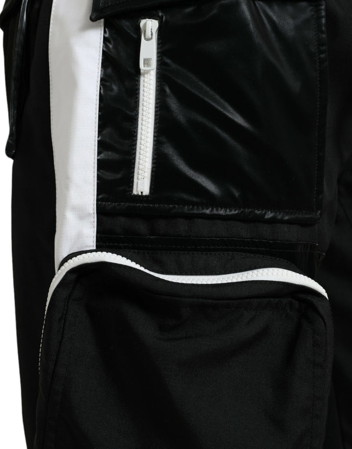 Dolce &amp; Gabbana Sample Sale Dolce &amp; Gabbana Black Nylon Cargo Jogger Men Sweatpants Pants - | Designer outlet