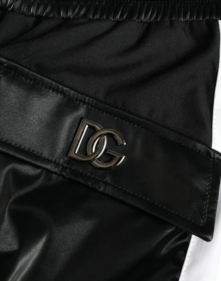 Dolce &amp; Gabbana Sample Sale Dolce &amp; Gabbana Black Nylon Cargo Jogger Men Sweatpants Pants - | Designer outlet