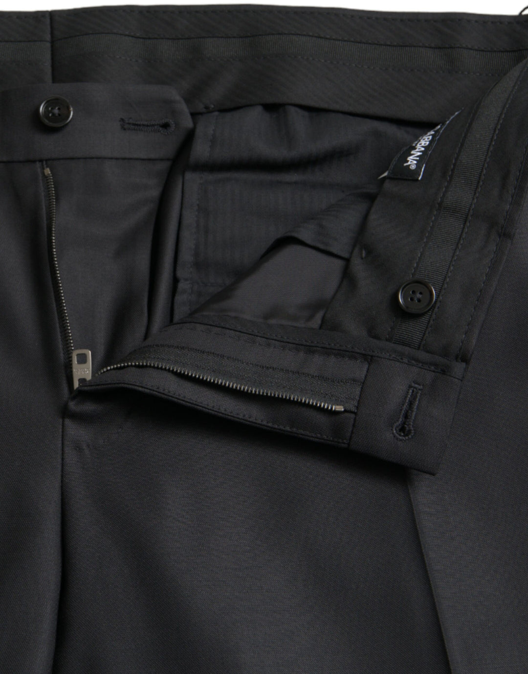 Dolce &amp; Gabbana Black Wool Silk Skinny Dress Pants by Dolce &amp; Gabbana outlet now on sale