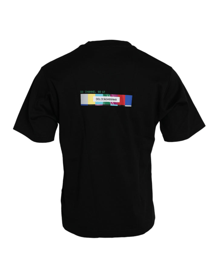 Dolce &amp; Gabbana Black With Love Always Crew Neck Top T-shirt by Dolce &amp; Gabbana outlet now on sale