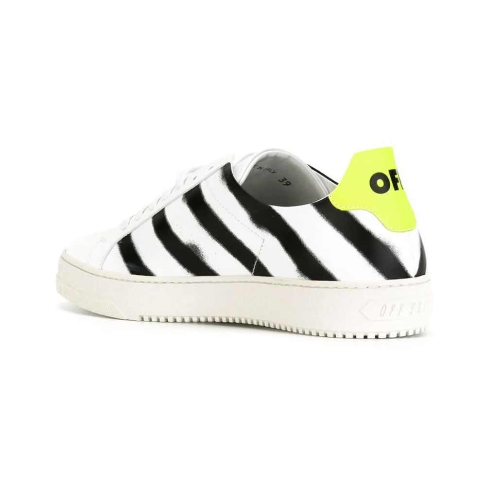 Off-White White Leather Women Sneaker