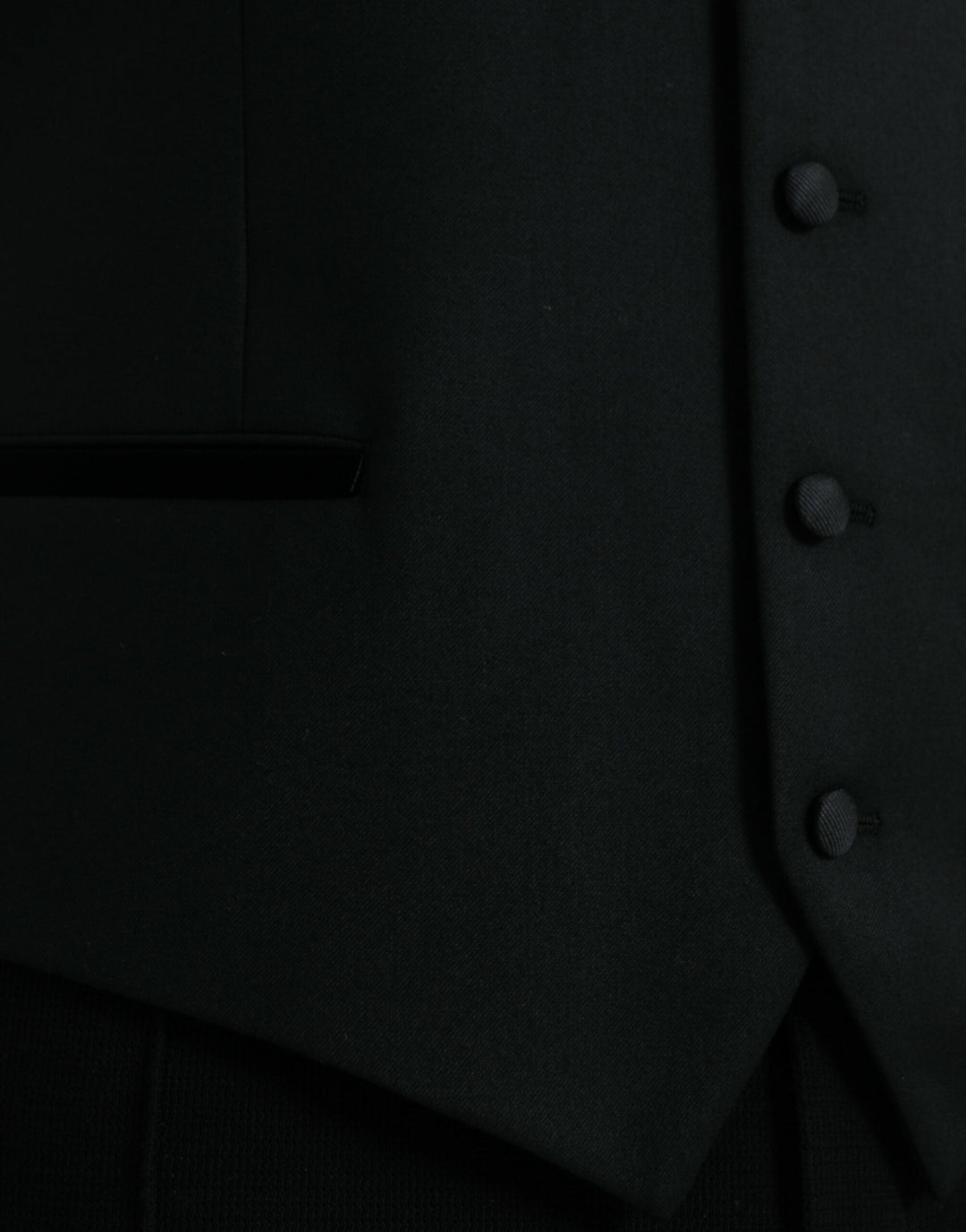 Dolce &amp; Gabbana Black Silk Waistcoat Dress Formal Vest by Dolce &amp; Gabbana outlet now on sale