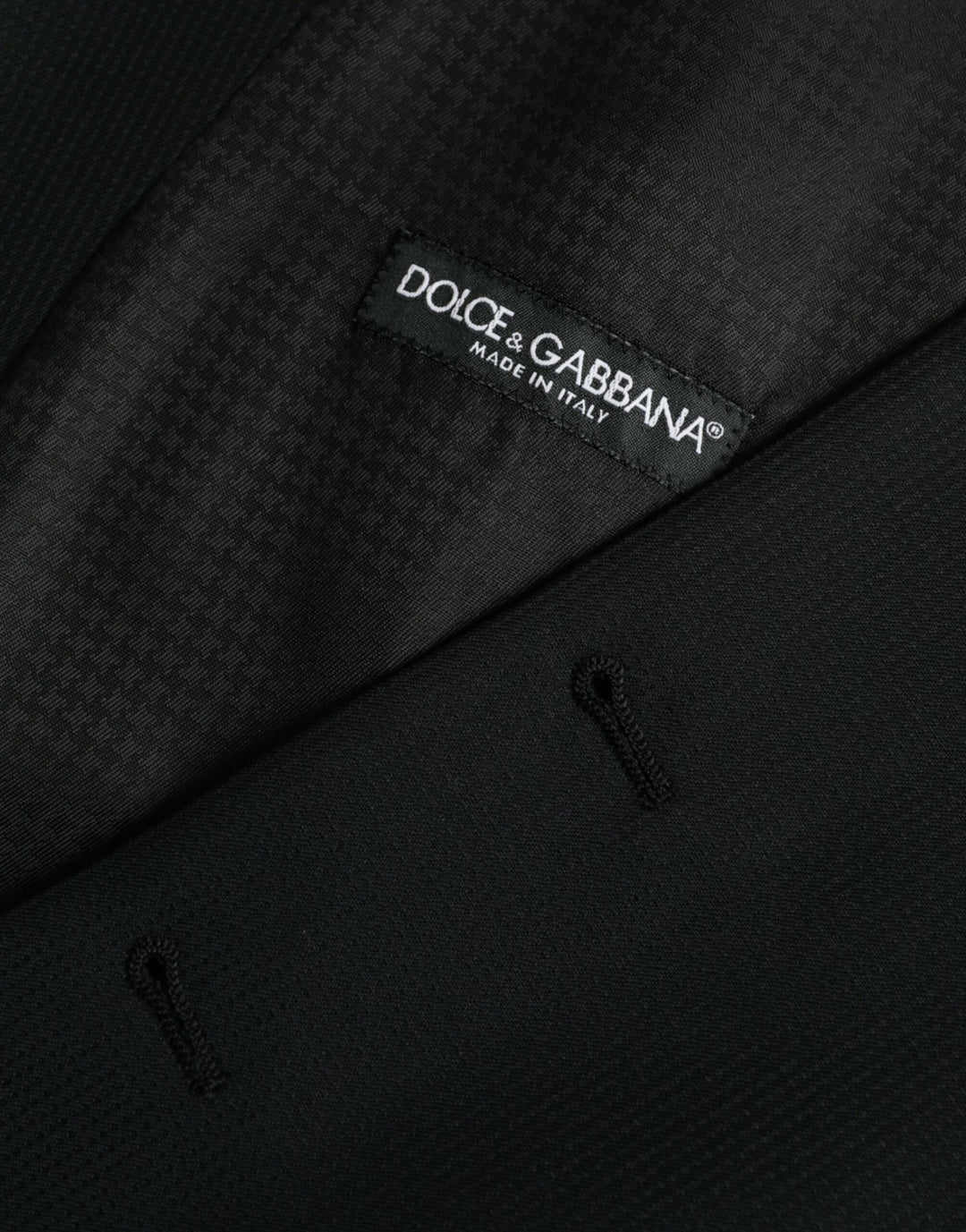 Dolce &amp; Gabbana Sample Sale Dolce &amp; Gabbana Black Wool Waistcoat Dress Formal Vest - | Designer outlet