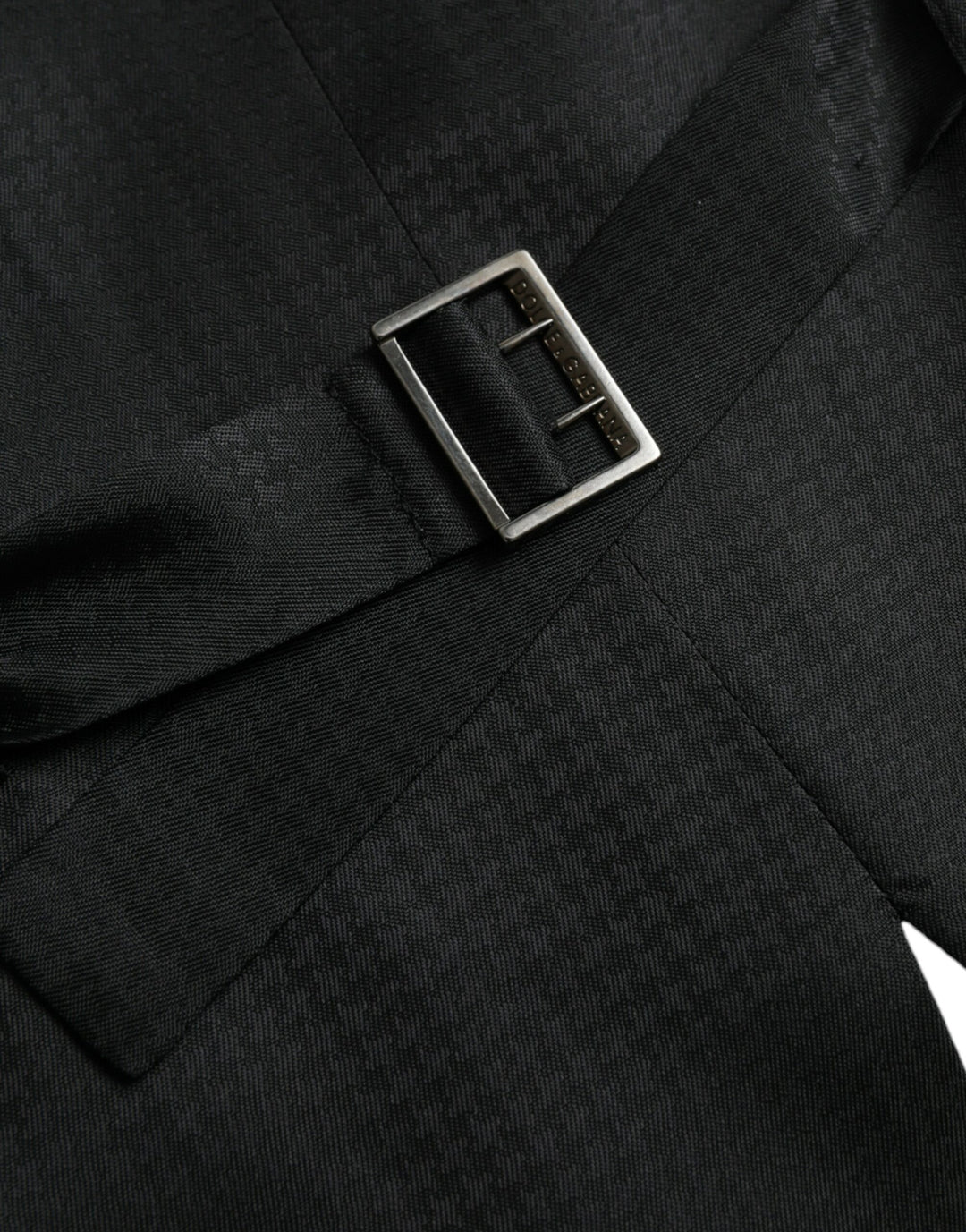 Dolce &amp; Gabbana Sample Sale Dolce &amp; Gabbana Black Wool Waistcoat Dress Formal Vest - | Designer outlet