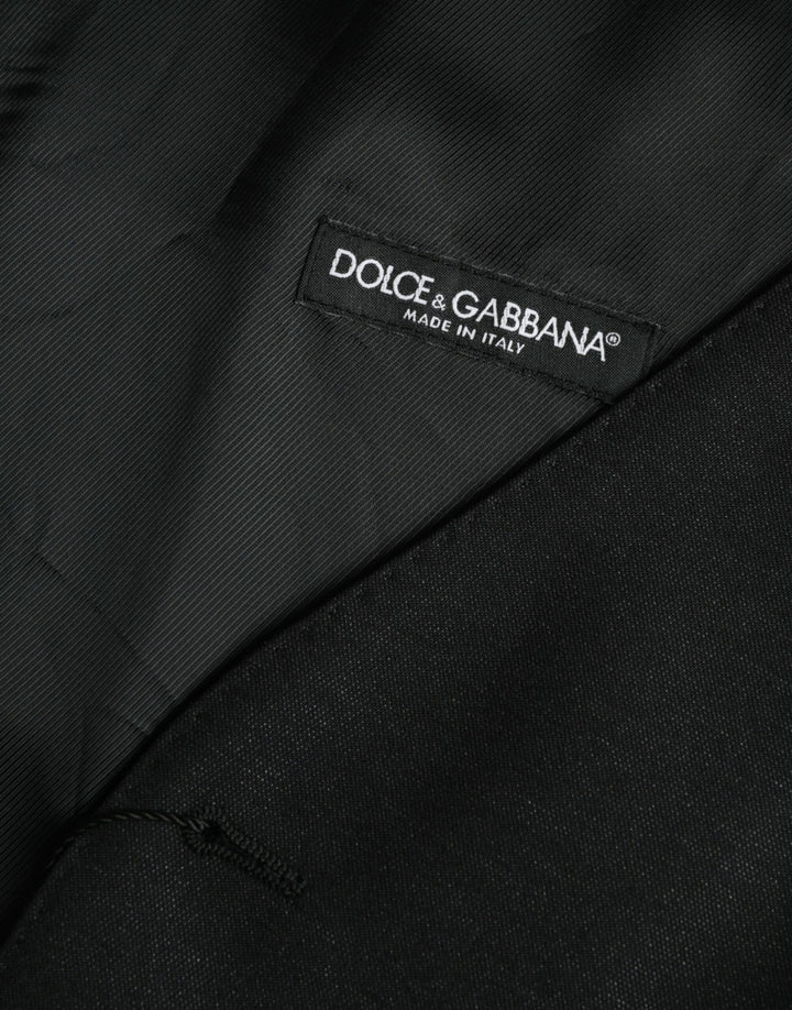 Dolce &amp; Gabbana Sample Sale Dolce &amp; Gabbana Black Wool Waistcoat Dress Formal Vest - | Designer outlet