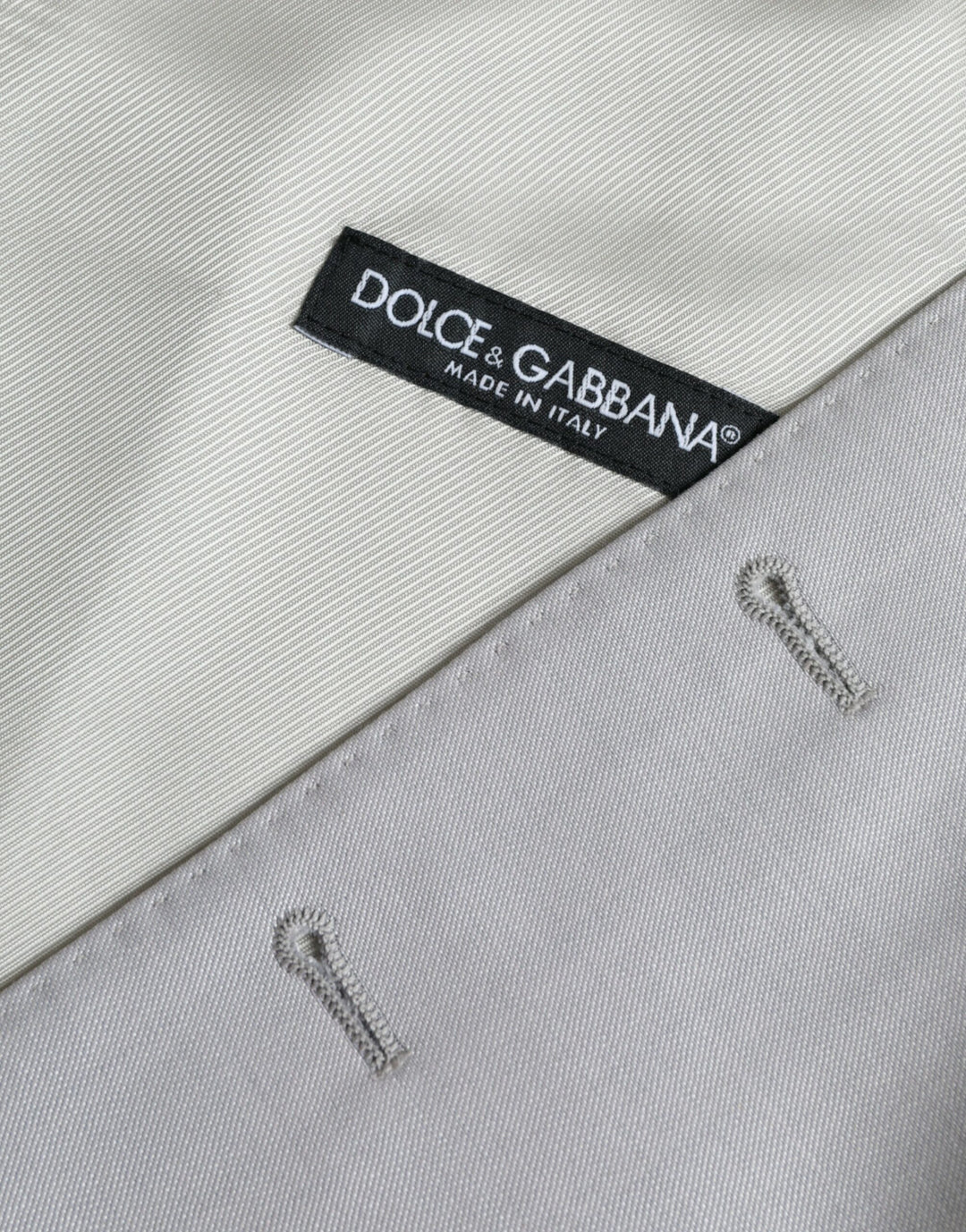 Dolce &amp; Gabbana Sample Sale Dolce &amp; Gabbana Light Gray Wool Formal Dress Waistcoat Vest - | Designer outlet