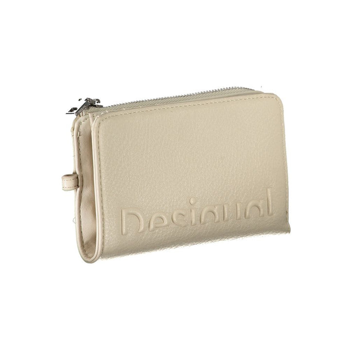 Desigual Beige Polyethylene Wallet