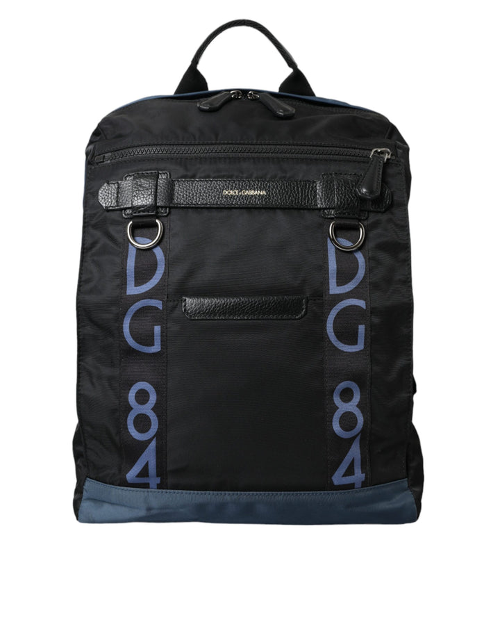 Dolce & Gabbana - Dolce & Gabbana Black Nylon DG Logo School Backpack Men Bag - BAG1424 - Ask Me Wear