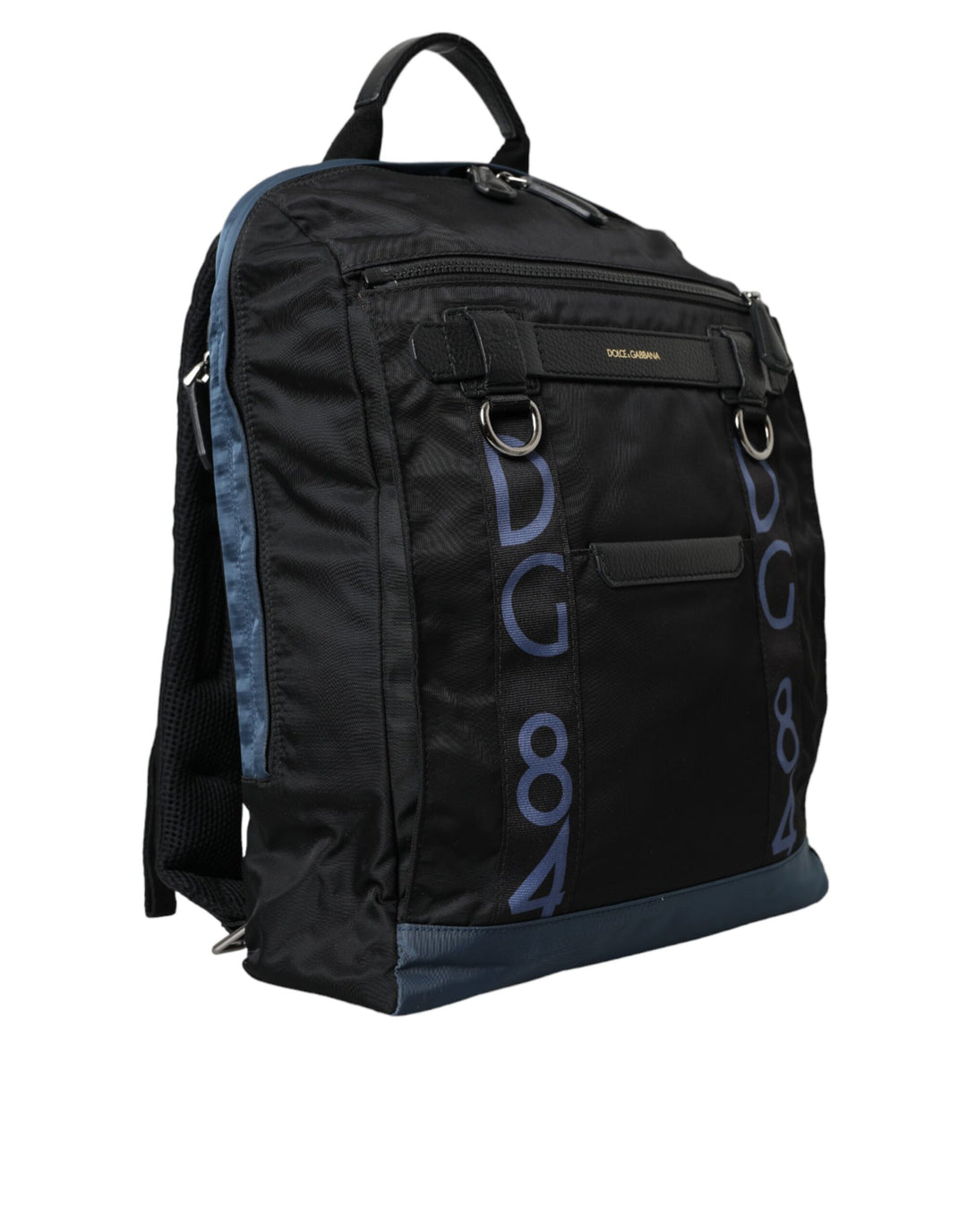 Dolce & Gabbana - Dolce & Gabbana Black Nylon DG Logo School Backpack Men Bag - BAG1424 - Ask Me Wear