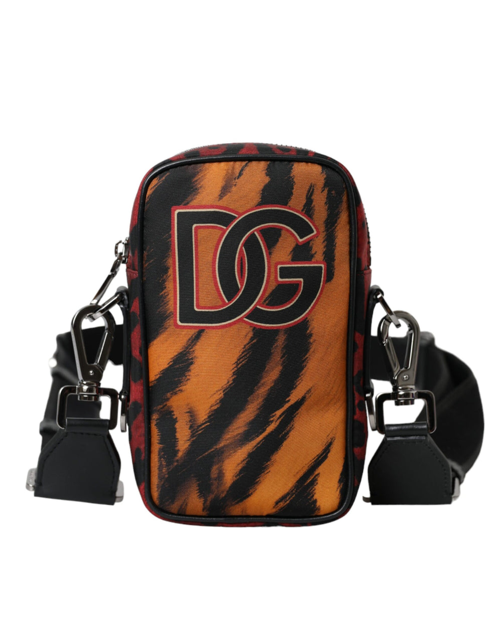 Dolce & Gabbana - Dolce & Gabbana Multicolor Tiger Print Nylon Logo Cross Body Bag - BAG1440 - Ask Me Wear