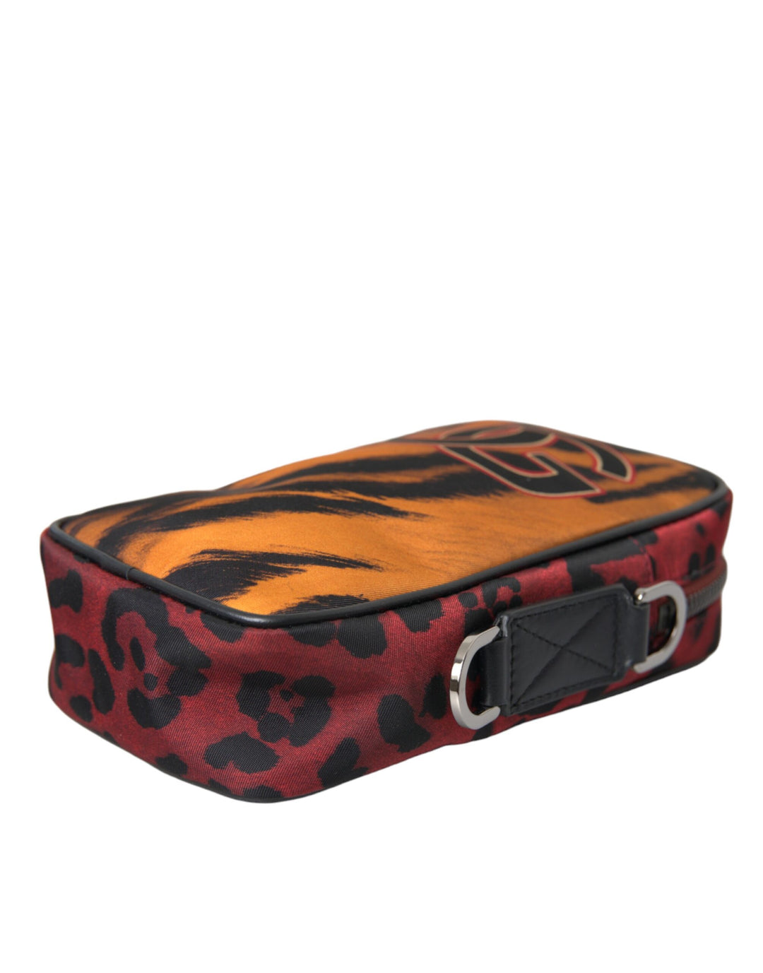 Dolce & Gabbana - Dolce & Gabbana Multicolor Tiger Print Nylon Logo Cross Body Bag - BAG1440 - Ask Me Wear