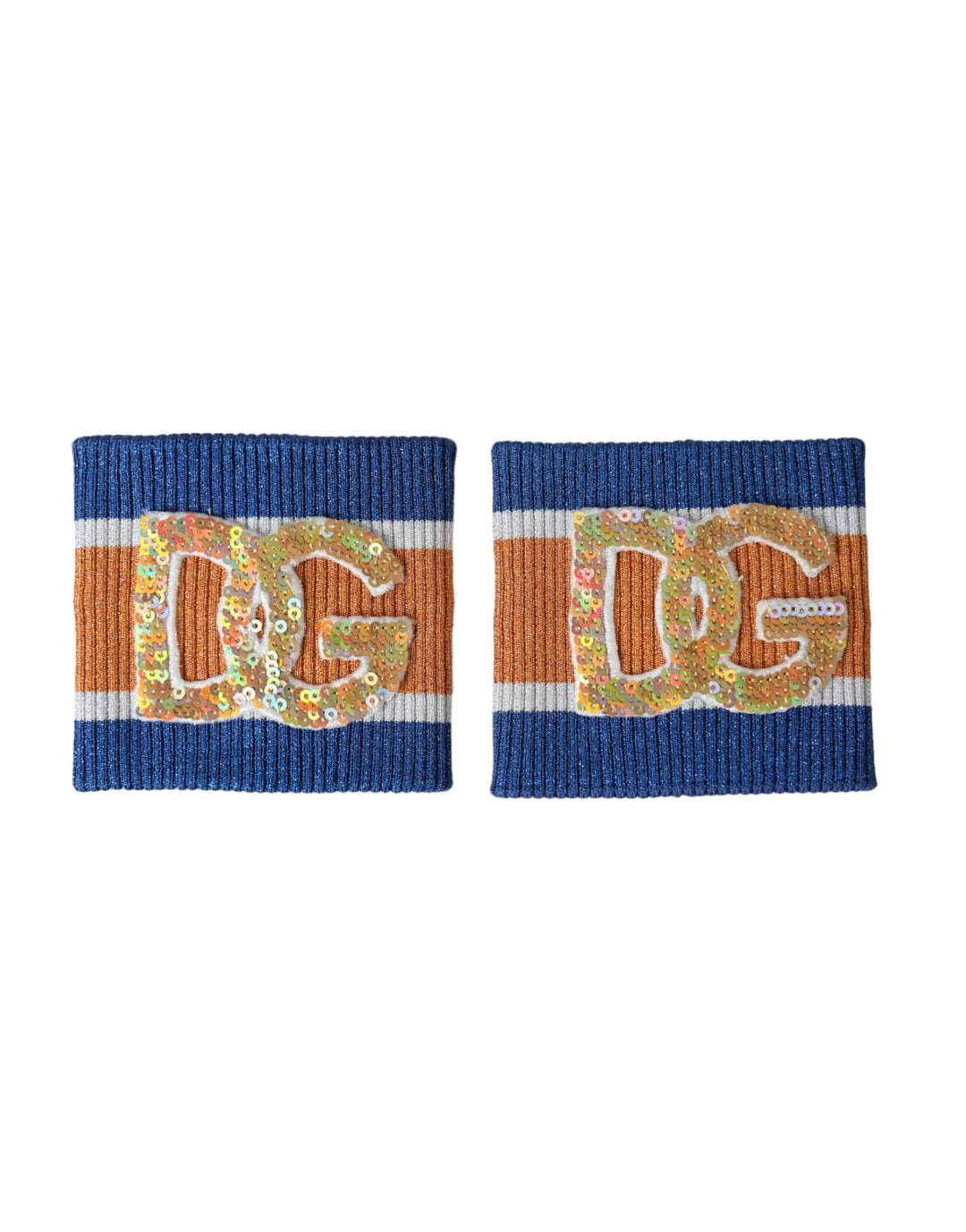 Dolce &amp; Gabbana Sample Sale Dolce &amp; Gabbana Multicolor Logo Sequin Viscose Wristband - | Designer outlet