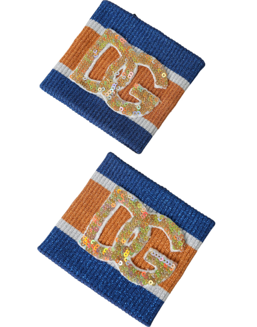 Dolce &amp; Gabbana Sample Sale Dolce &amp; Gabbana Multicolor Logo Sequin Viscose Wristband - | Designer outlet