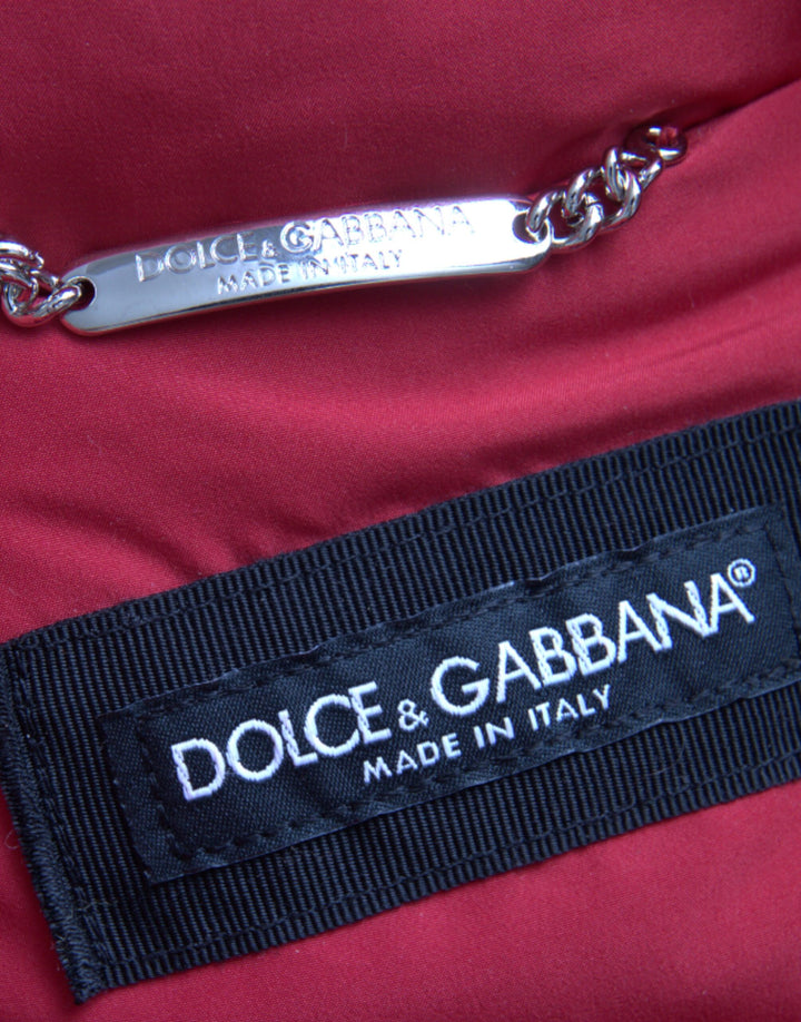 Dolce & Gabbana - Dolce & Gabbana Multicolor Quilted Hooded Puffer Jacket - JKT3832 - 52 - Ask Me Wear