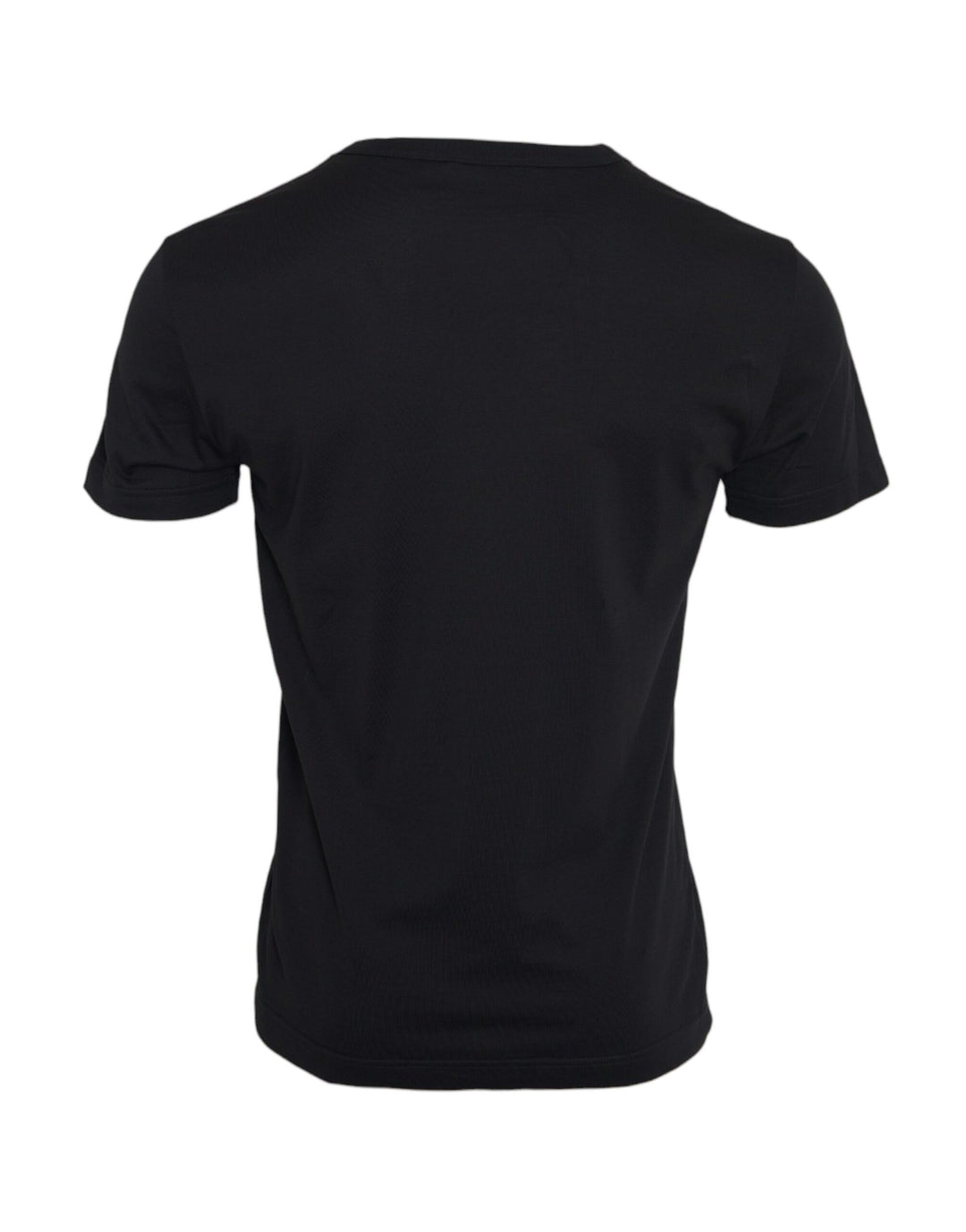 Dolce &amp; Gabbana Sample Sale Dolce &amp; Gabbana Black Cotton Silver Chain Short Sleeve T-shirt - | Designer outlet