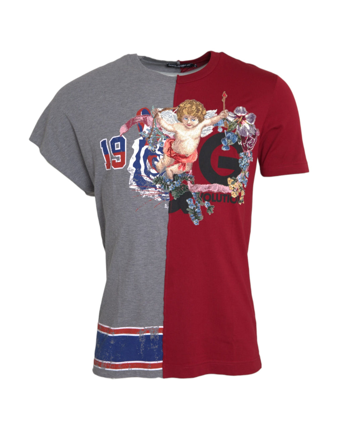 Dolce &amp; Gabbana Multicolor Graphic Short Sleeve T-shirt by Dolce &amp; Gabbana outlet now on sale
