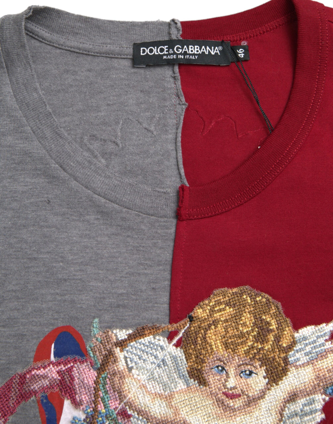 Dolce &amp; Gabbana Multicolor Graphic Short Sleeve T-shirt by Dolce &amp; Gabbana outlet now on sale