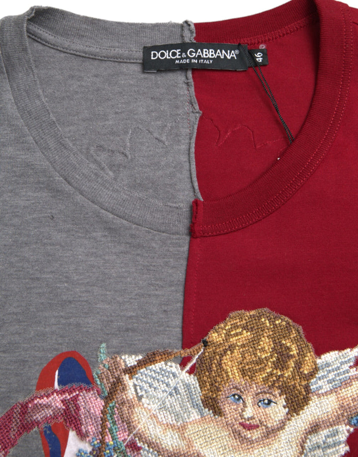 Dolce &amp; Gabbana Multicolor Graphic Short Sleeve T-shirt by Dolce &amp; Gabbana outlet now on sale