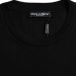Dolce &amp; Gabbana Sample Sale Dolce &amp; Gabbana Black Cotton Round Neck Short Sleeves T-shirt - | Designer outlet