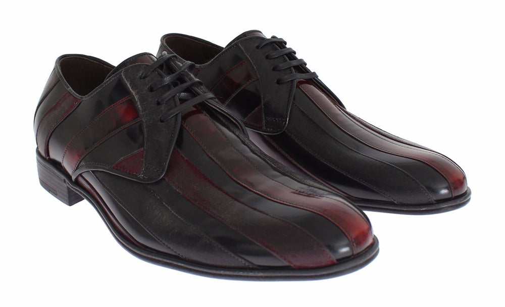 Dolce & Gabbana Sample Sale Dolce & Gabbana Black Bordeaux Leather Dress Formal Shoes - | Designer outlet