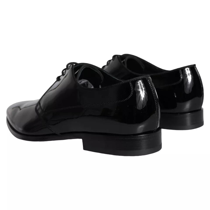 Dolce &amp; Gabbana Sample Sale Dolce &amp; Gabbana Black Calfskin Leather Derby Men Dress Shoes - | Designer outlet