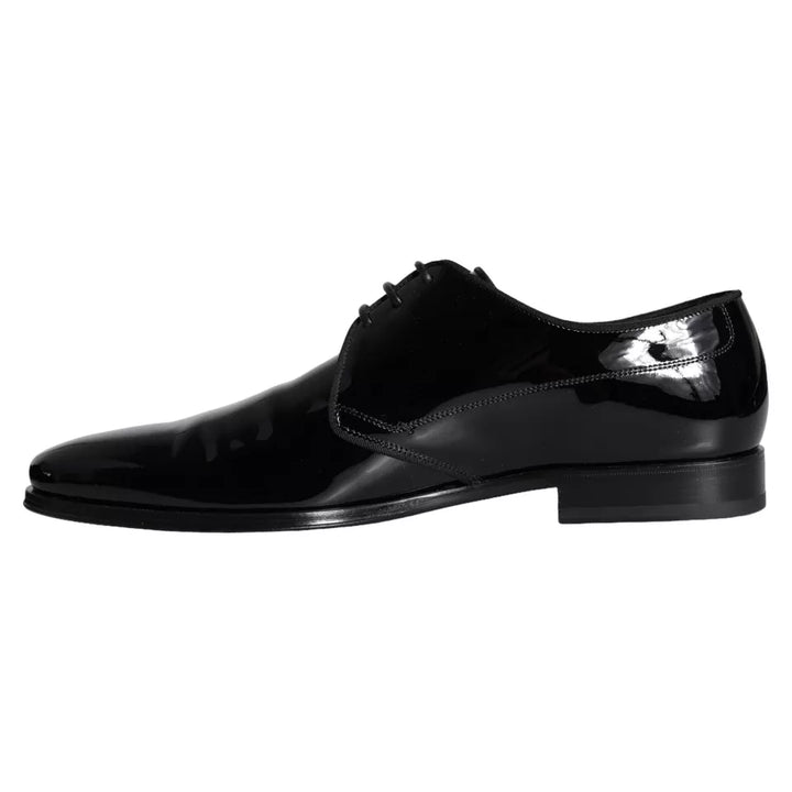 Dolce &amp; Gabbana Sample Sale Dolce &amp; Gabbana Black Calfskin Leather Derby Men Dress Shoes - | Designer outlet