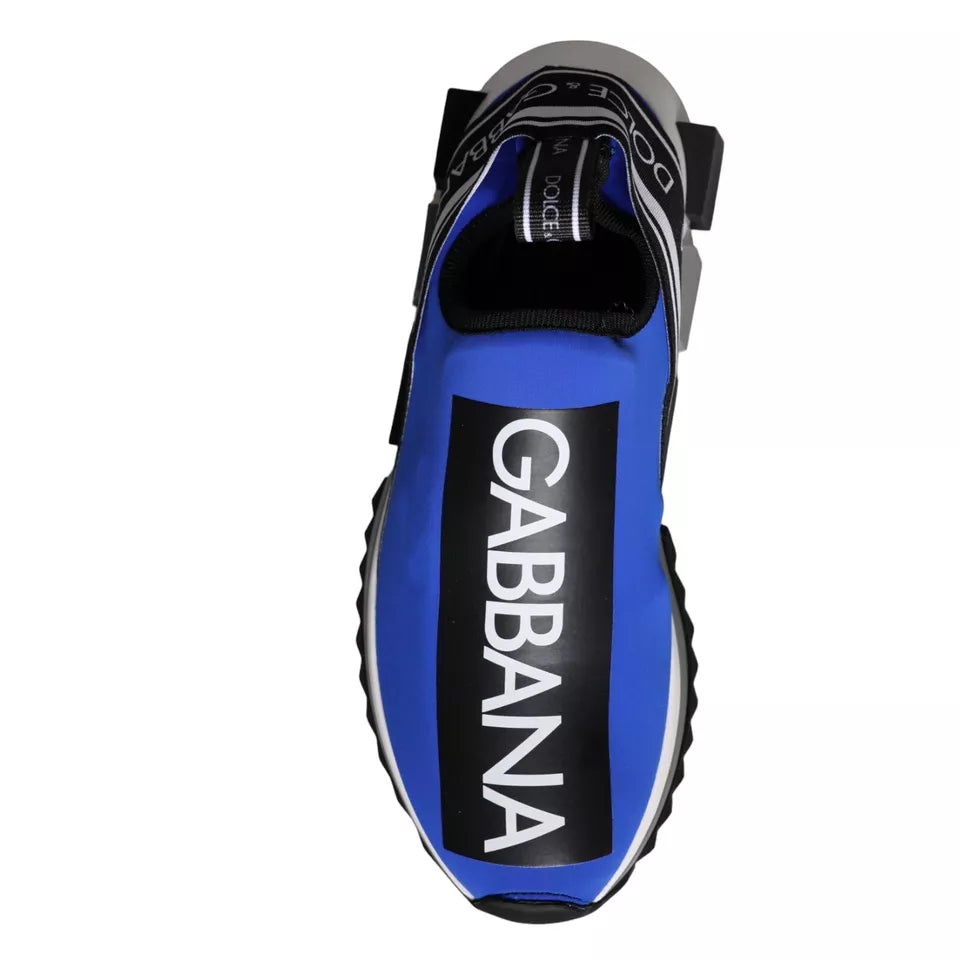 Dolce &amp; Gabbana Sample Sale Dolce &amp; Gabbana Blue Logo Low Top Sorrento Sneakers Shoes - | Designer outlet