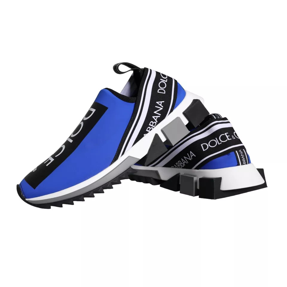 Dolce &amp; Gabbana Sample Sale Dolce &amp; Gabbana Blue Logo Low Top Sorrento Sneakers Shoes - | Designer outlet