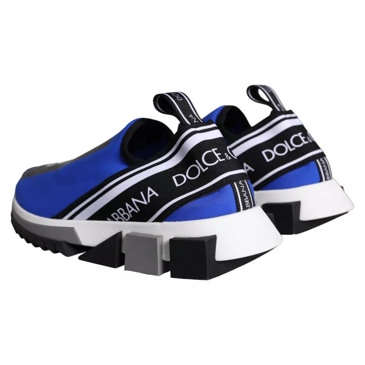 Dolce &amp; Gabbana Sample Sale Dolce &amp; Gabbana Blue Logo Low Top Sorrento Sneakers Shoes - | Designer outlet