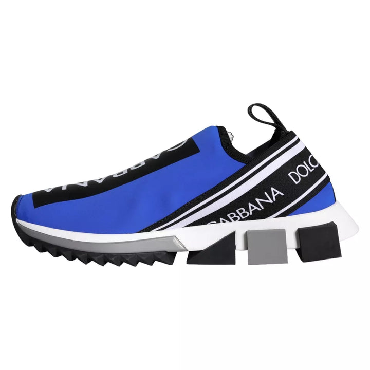 Dolce &amp; Gabbana Sample Sale Dolce &amp; Gabbana Blue Logo Low Top Sorrento Sneakers Shoes - | Designer outlet