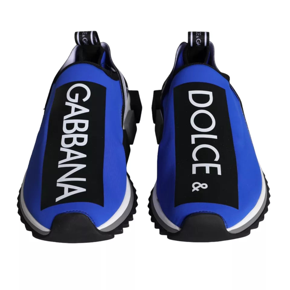 Dolce &amp; Gabbana Sample Sale Dolce &amp; Gabbana Blue Logo Low Top Sorrento Sneakers Shoes - | Designer outlet