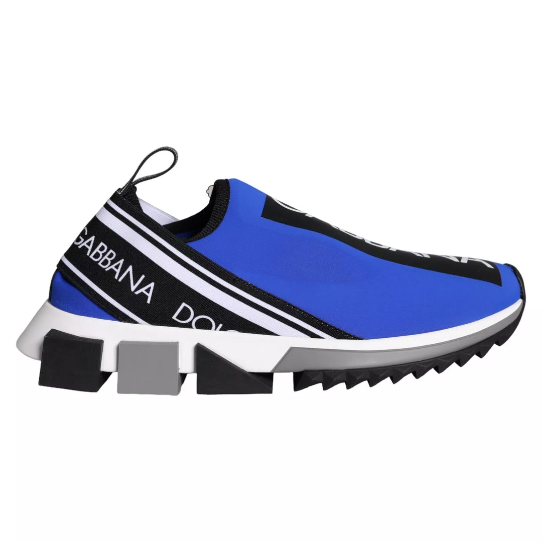 Dolce &amp; Gabbana Sample Sale Dolce &amp; Gabbana Blue Logo Low Top Sorrento Sneakers Shoes - | Designer outlet
