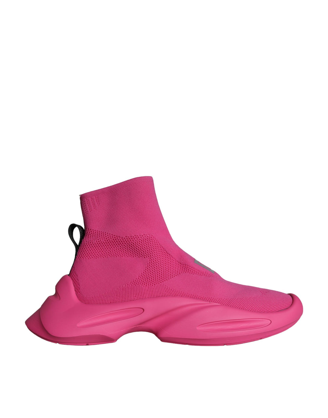 Dolce &amp; Gabbana Pink Logo Print Slip On Socks Sneakers Shoes by Dolce &amp; Gabbana outlet now on sale